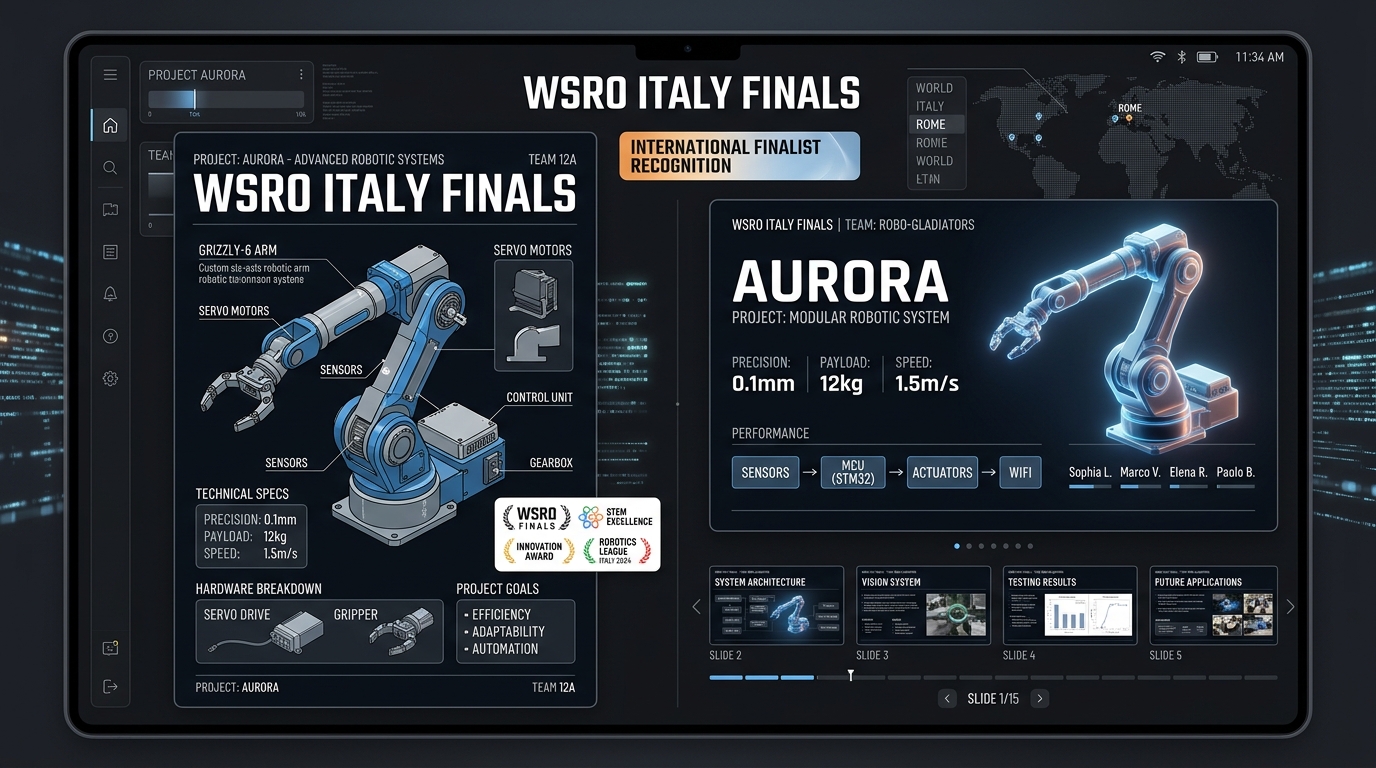 VIGILANCE — WSRO Robotics & Innovation (Italy) live screenshot